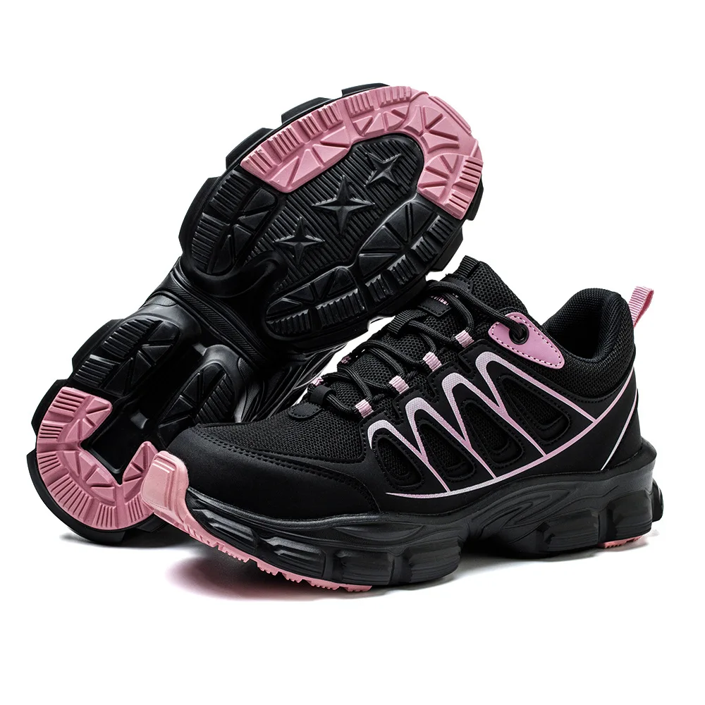 Spot new anti-smash anti-puncture breathable lightweight sports safety shoes