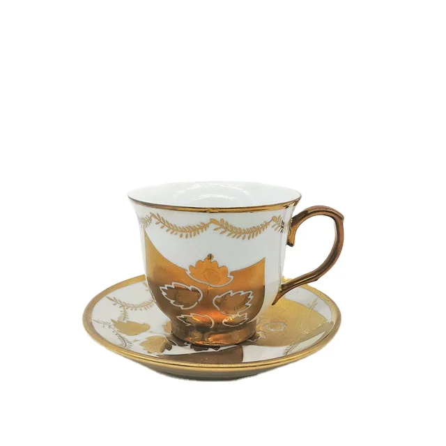 
Fine arabic ceramic tea cup sets, tea cup and saucer wholesale 