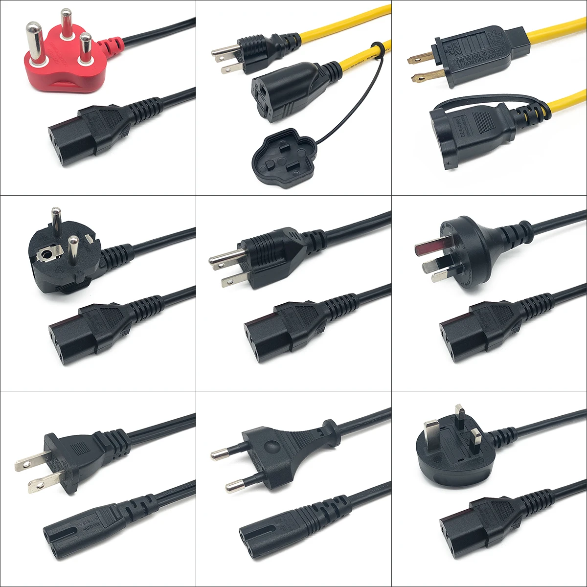 Одобрено немецкой электротехнической асоциацией перечисленных 1 5 м 16A 250V CEE 7/7 H05VV-F 0.75mm2 Евро 3 Pin ЕС ПК компьютер AC адаптер IEC C13 шнур питания свинца