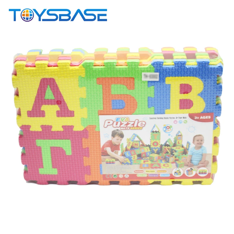 EVA коврик-пазл с русскими буквами и цифрами