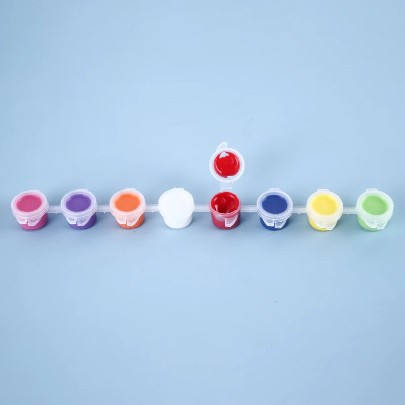 Wholesale Amazon plastic eggs Children paint Easter plastic eggshells with brush egg toys colored paint strips