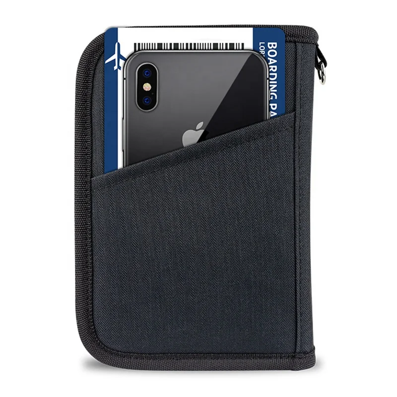 Newest Customized Passport Holder Travel Wallet RFID Blocking PU leather Case Cover