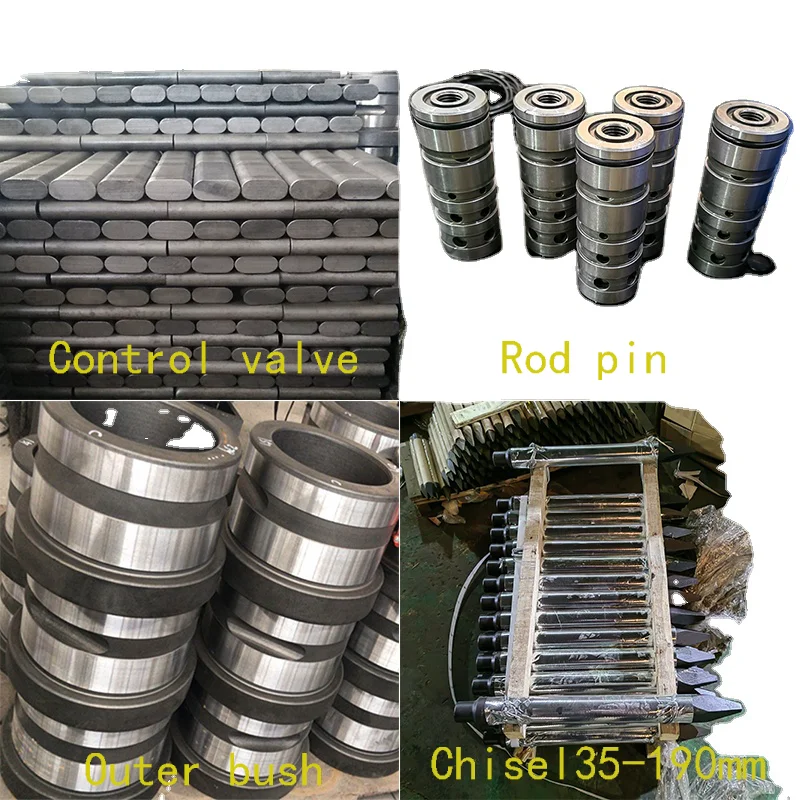 yantai  Wholesale Of New Materials 35-190mm hydraulic  breaker chisel hydraulic breaker parts