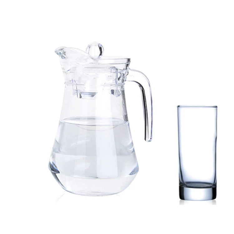 Low Moq Carafe Jug With Spout Pitcher And Glass Set