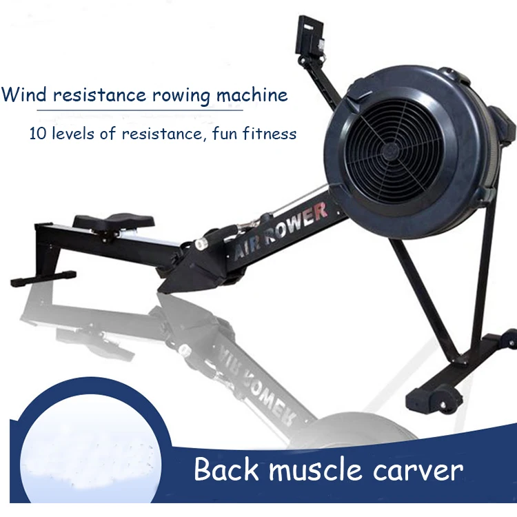 Luxury style air rowing machine healthware rowing machine