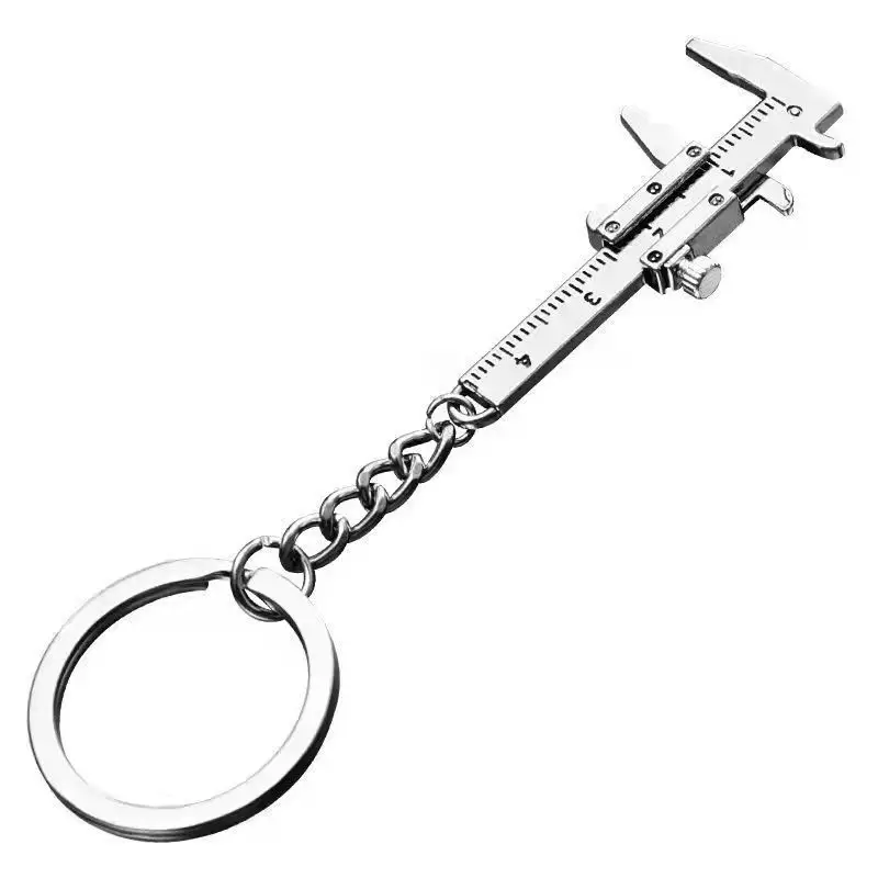 Mini Vernier Caliper Pendant, Measuring Tool for Household, Portable Stationary Caliper