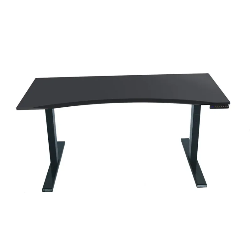 
Three Stage two Legs Height Adjustable Electric Lifting Office Tables Desk 