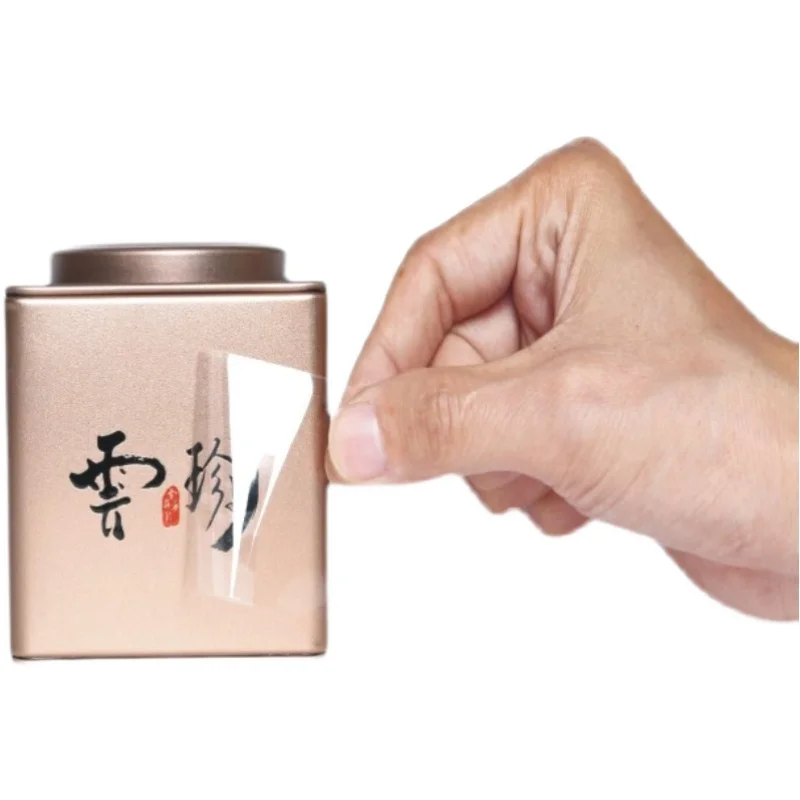 Wholesale UV resistant outdoor durable custom self adhesive jar products label custom bottom logo transparent stickers label