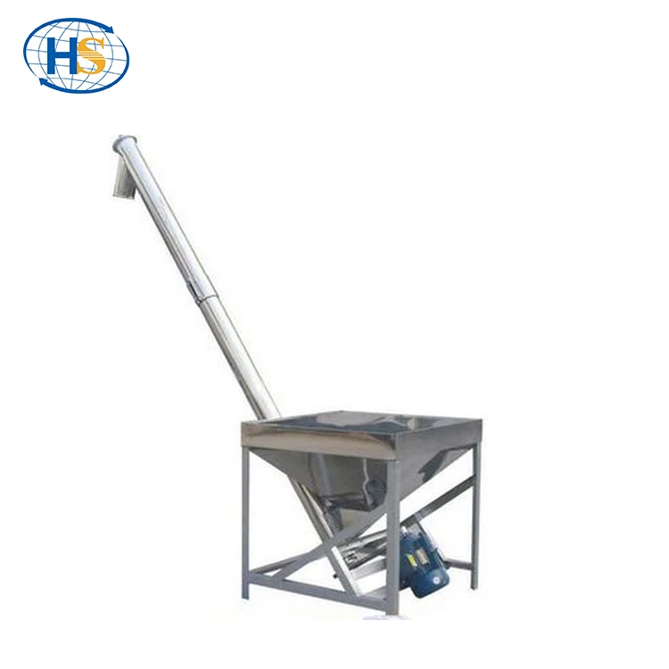 Vacuum Hopper Plastic Granule Screw Flexible Screw Conveyor Feeder Machine
