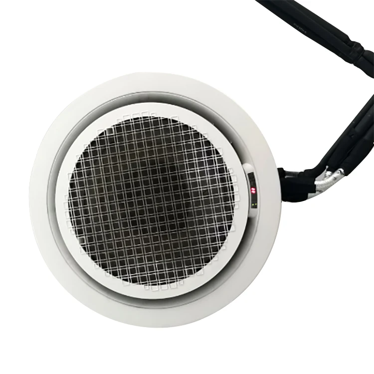 CE Certification 360 Outlet Round Shape Fan Coil Unit card Wind Outlet FCU Air Conditioner Cooling Fan Coil Unit Ceiling