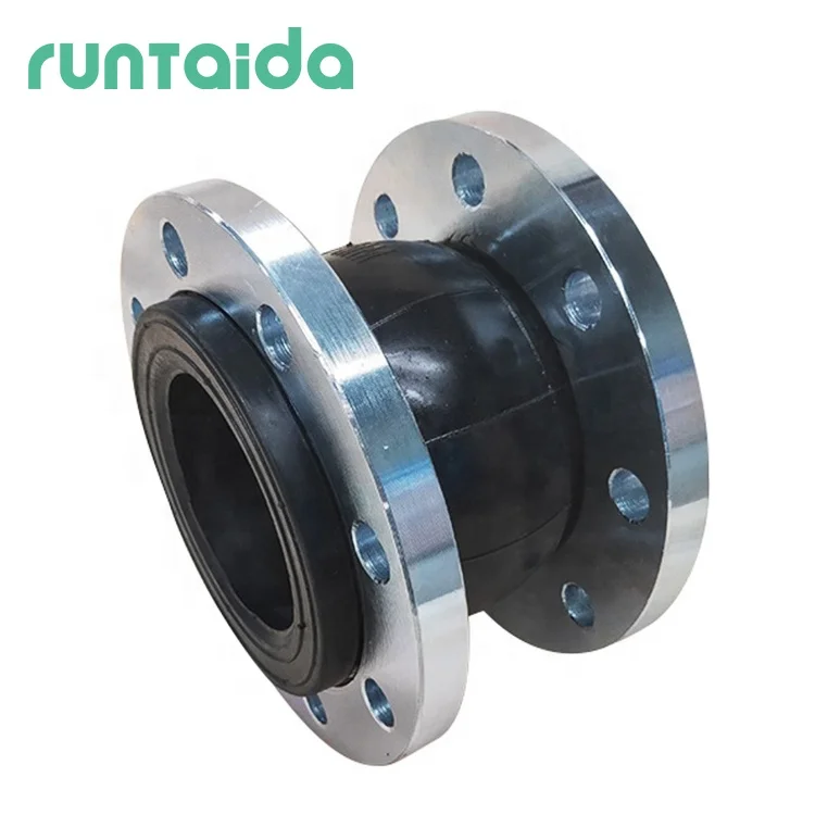 pump system bellow compensator flange type flexible coupling rubber soft expansion joint