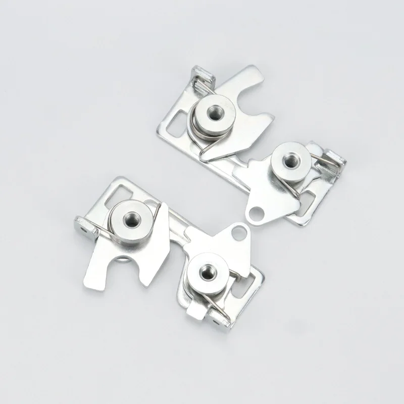 Heavy Duty Vertical Catch Lock R4 Rotary Latches 2 Stage Door Panel Metal Concealed Rotary Push to close Latch