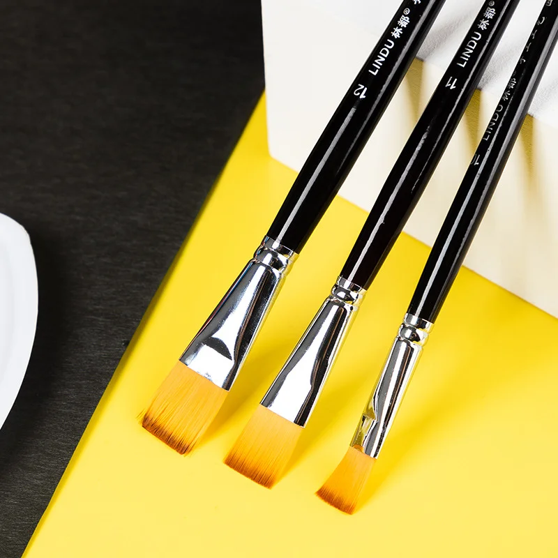 Кисти малярные художников Профессиональная деревянная ручка кисти для художников 12 шт художественные набор кистей для рисования