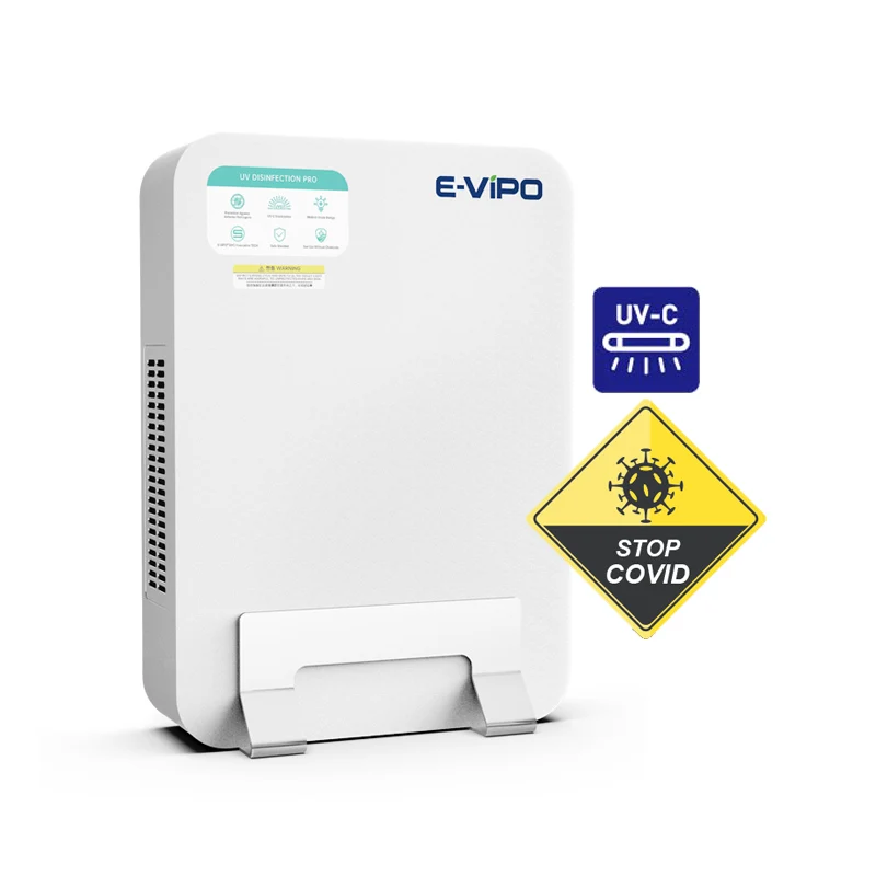 E-VIPO Uv Air Purifier Photocatalyst Decomposition Formaldehyde For Home School Clinic Hospital UV-C Air Disinfection System