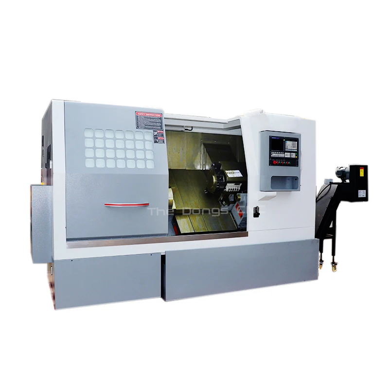 Slant bed cnc turning center live tool 8 station hydraulic turret CNC lathe