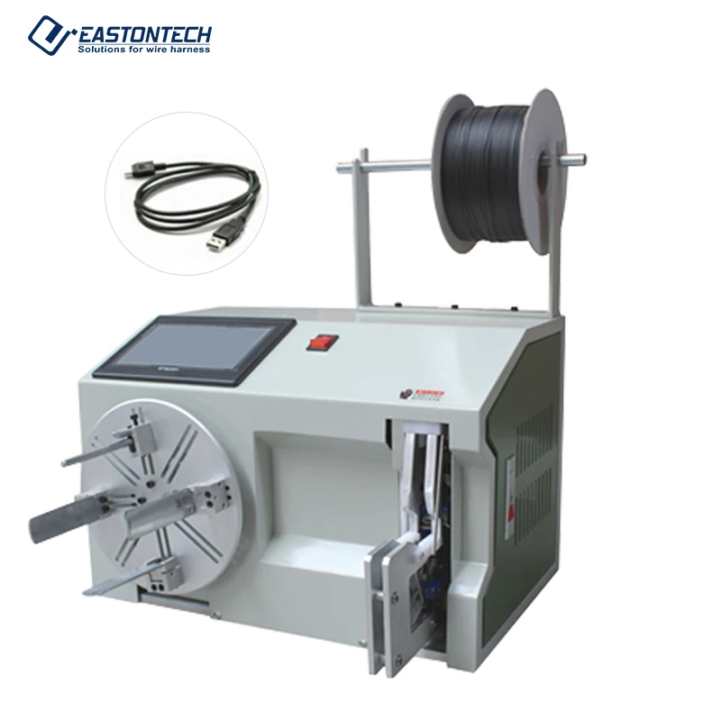 
EW-20A Cable Wire Coil Winding / automatic cable bundle machine / Twist Tie Machine 