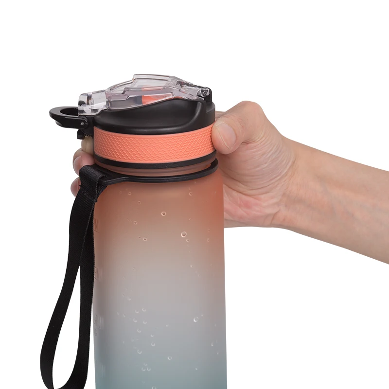  Best Sports Water Bottle Flip Top Leak Proof Lid One Click Open Non-Toxic BPA Free sport water
