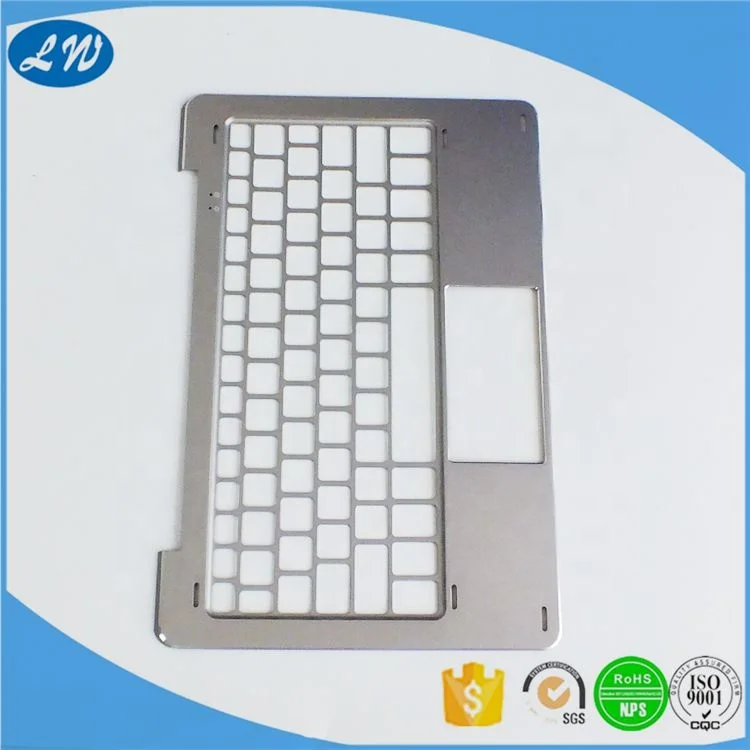 stamping sheet metal parts cnc aluminium keyboard customized computer keyboard