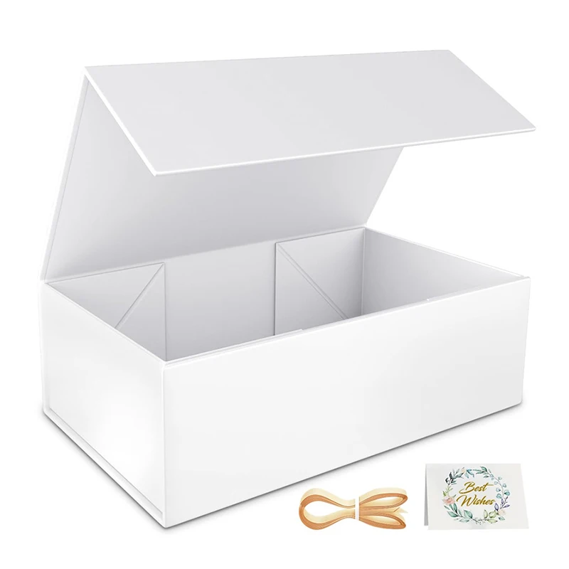 Wedding Gift boxes for Present with Lids Magnetic Closure Rectangle Collapsible for Bridesmaid Proposal Box, Wedding, Christmas