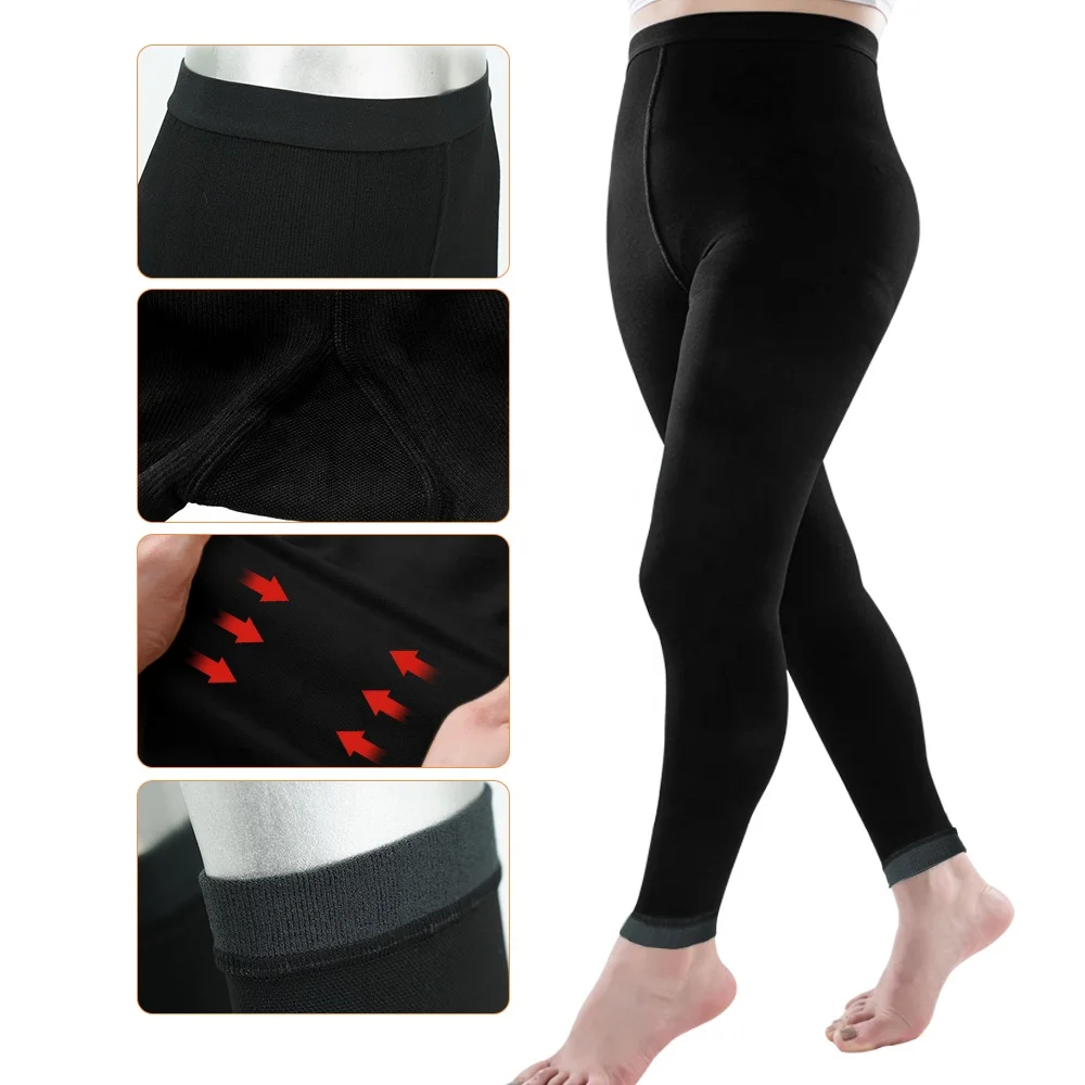 Plus Size Soothing Compression Leggings for Sleeping Stockings Leg Slim 10-20mmhg