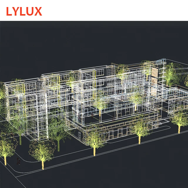 Quick installation public buildings steel frame prefab primary school, kid centre, kindergarten