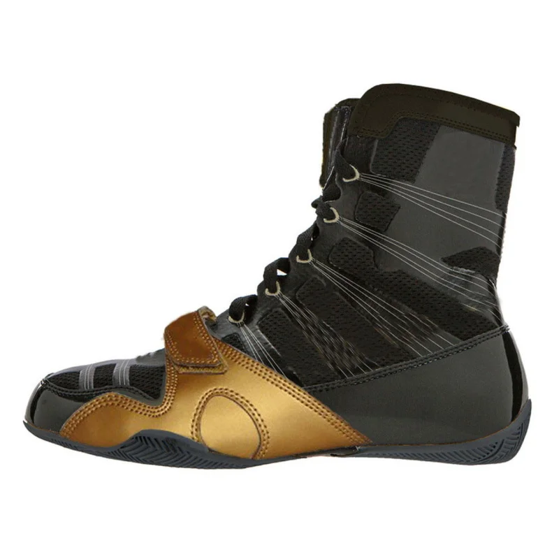 Oem Design Your Own Kids Mid Professional Gym Wrestling Boots Men Boxing Shoes