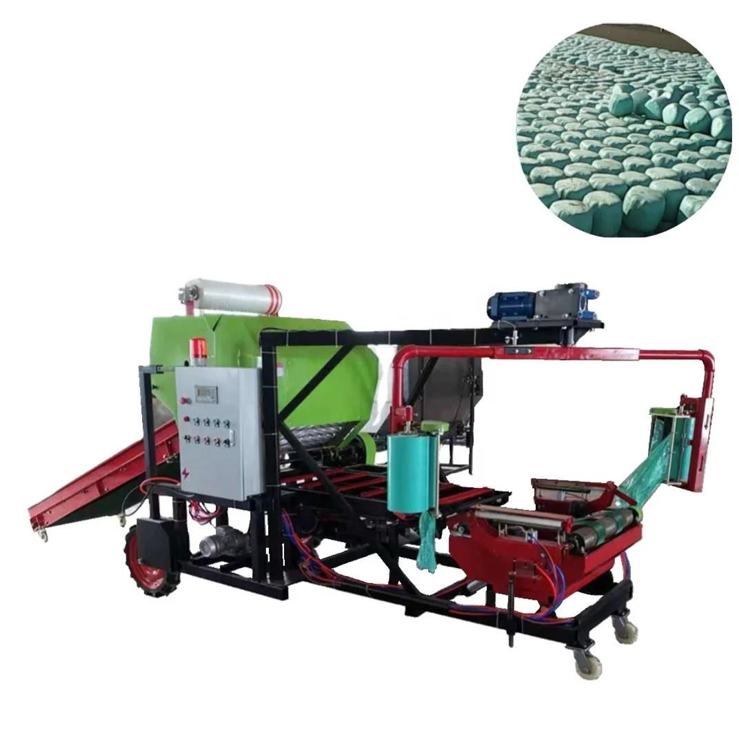 automatic corn silage round packing baler machine Agricultural machinery mini square hay balers