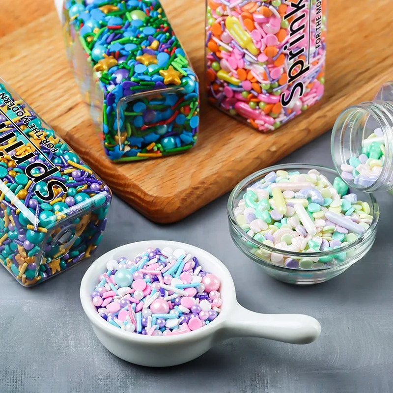 Kosher Cake Sprinkles Cake Decorations Wholesale Rainbow Sprinkles Edible Decorations for Cake Cookies Chocolates Donut Sprinkle