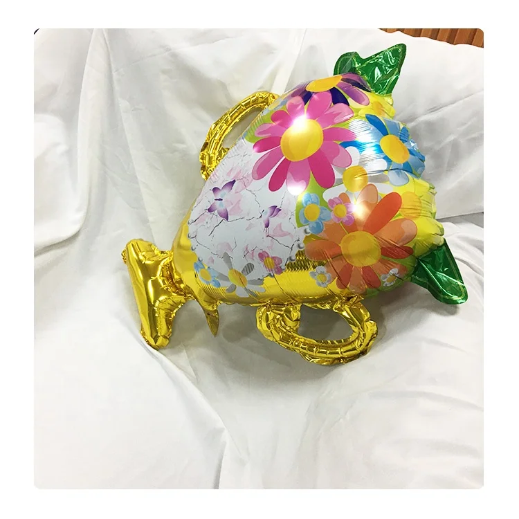 New Arrival Aluminum Mylar Ballons Globos Helium Foil Decorations Balloon Flower Shape Balloon Stand