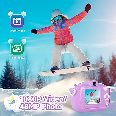 2024 Лидер продаж Детская Цифровая камера для девочек и мальчиков 1080P детская забавная Infantil Juguetes Para Nino