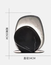 Post-Modern Marble Table Lamp Nordic Bedroom Bedside Creative Table Lamp Sample Room Designer Creative Decorative Table Lamp