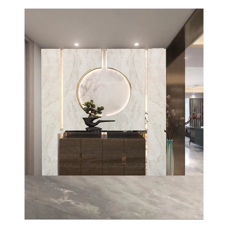 New Style Cream Natural Onyx Splicing Onyx Slab Polished Stone Tiles Light Onyx Marble Stone In Different Size Living Room Slab