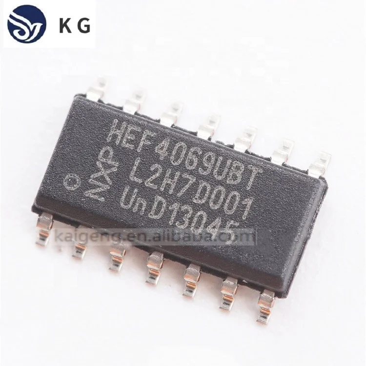 HEF4069UBT SOIC-14 электронные компоненты чип двигатель пятно MOSFET N-Channel новый оригинальный HEF4069UBT
