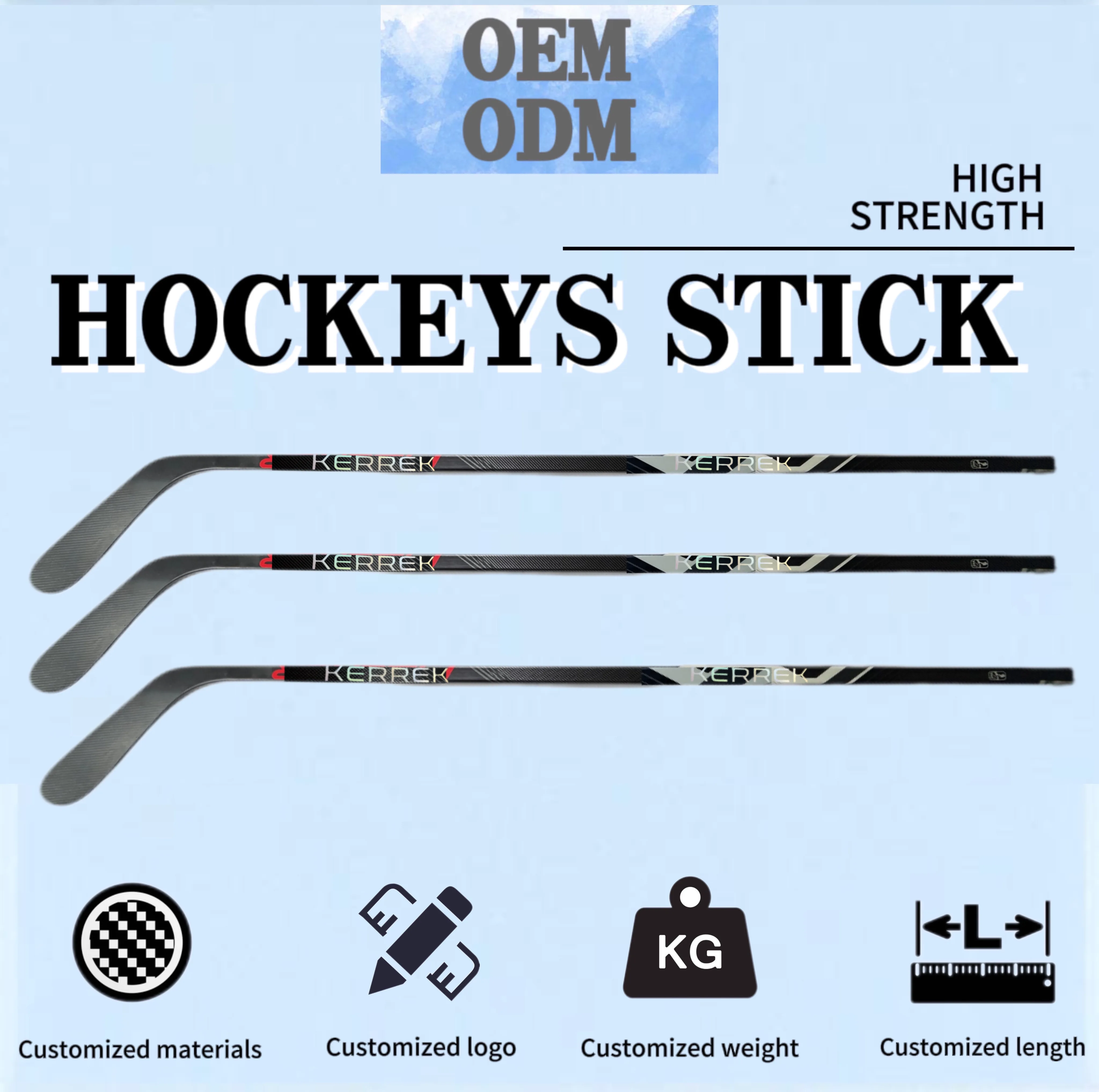 Wholesale Best Seller Custom Logo Ice Hockey Sticks Super Light Weight Senior Ghost Pakistan Carbon Fiber Mini Ice Hockey Sticks