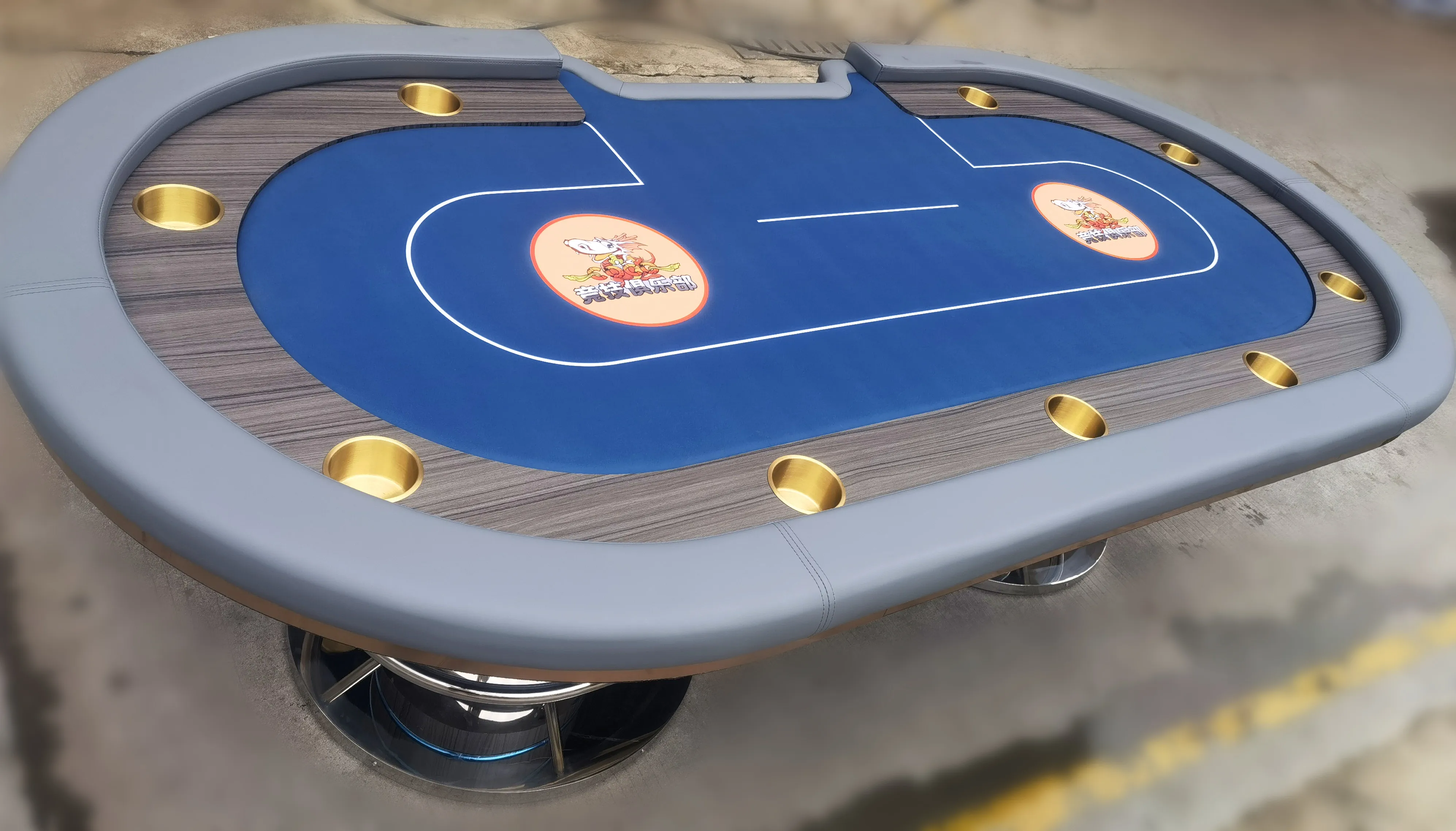 Poker Table Wholesale Classic designed Custom 10 seat Poker Gambling Table texas Holden poker table