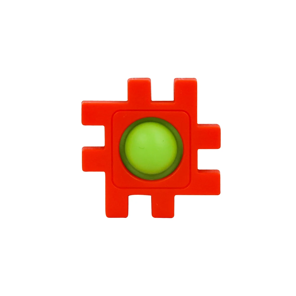 24 PCS Push it Bubble Blocks Sensory Fidget Toy Stress Relief & Autism Sensory Toy for Children