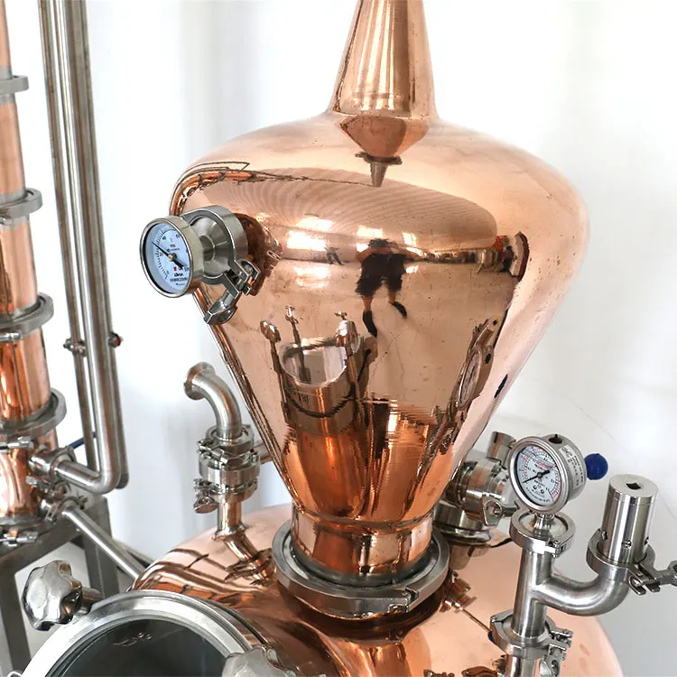  Красная медь 150л 300л 500л дистилляция колонна все еще для gin водки мульти-спиртное