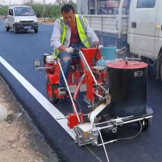 Multi-function Driving Type Hot Melt Heat Paint Thermoplastic Road Line Marking Machines
