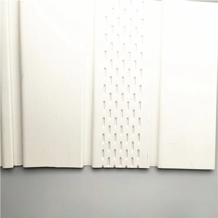 12 inch black outdoor 5.8m vented pvc soffit panel