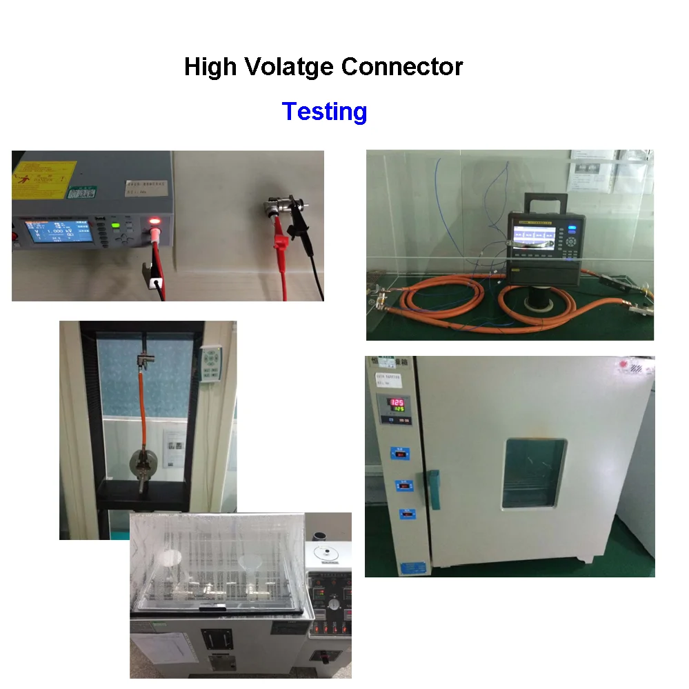 Waterproof Ip67 High Voltage Connector 1 Pin Cable 400a Hvil