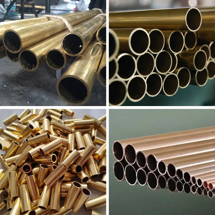 China Supplier of Copper ASTM C26000 C28000 Aluminium Brass Tubes Copper Alloy Pipe