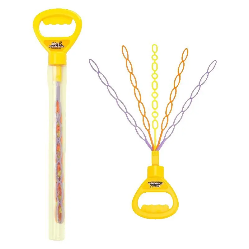 2024 горячая Распродажа, милая палочка для мыльных пузырей с 32 отверстиями, 5 когтей, палочка для пузырей для детей, летняя машина для приготовления пузырей, игрушки