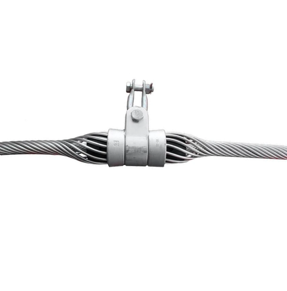Single Double Points Preformed Suspension Clamp for Conductor ACSR Conductor Guy Grip Insulator Accessories