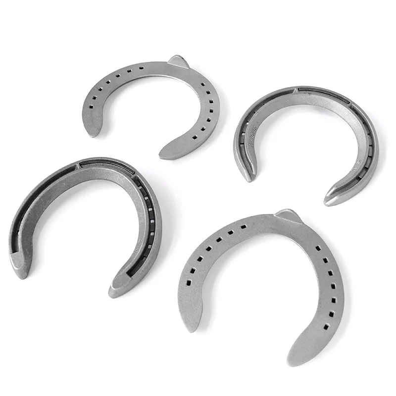 best price  horse race shoes aluminum horseshoes set fer a cheval