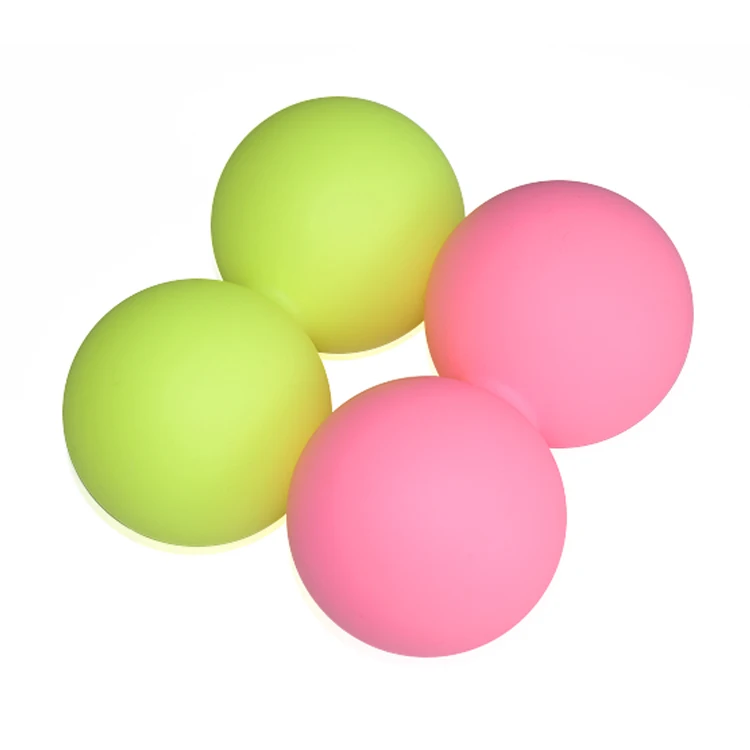 Safe and odorless Silicone therapy massage balls manual two massage balls