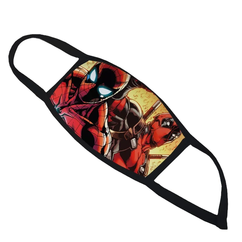 plush anime wholesale to figure customization  Cosplay Cartoon Space Cotton Print Stitch  for  Deadpool face-mask