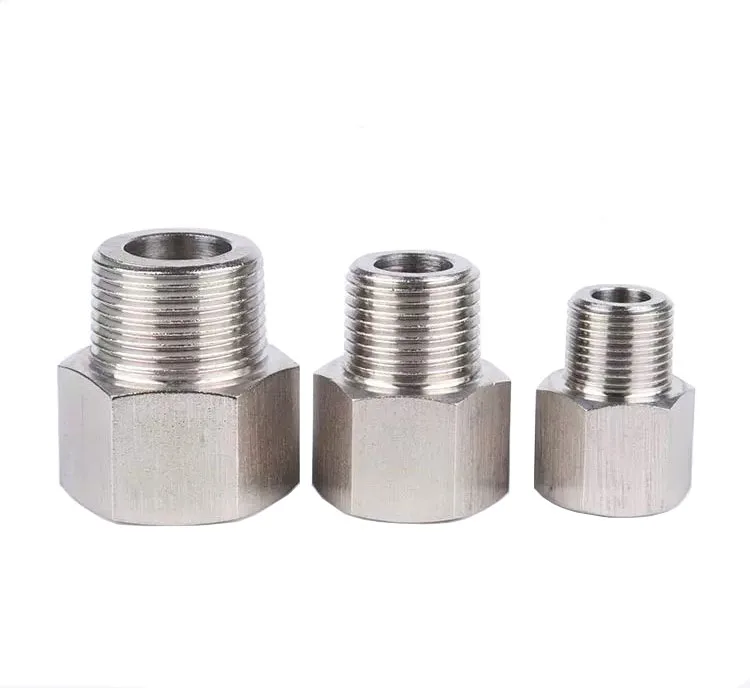 Reducing Hex Bushing Conversion Adapter Threaded Screw Bushing Pressure Gauge Instrument Beer Plug Pipe Fitting Bush Reducer