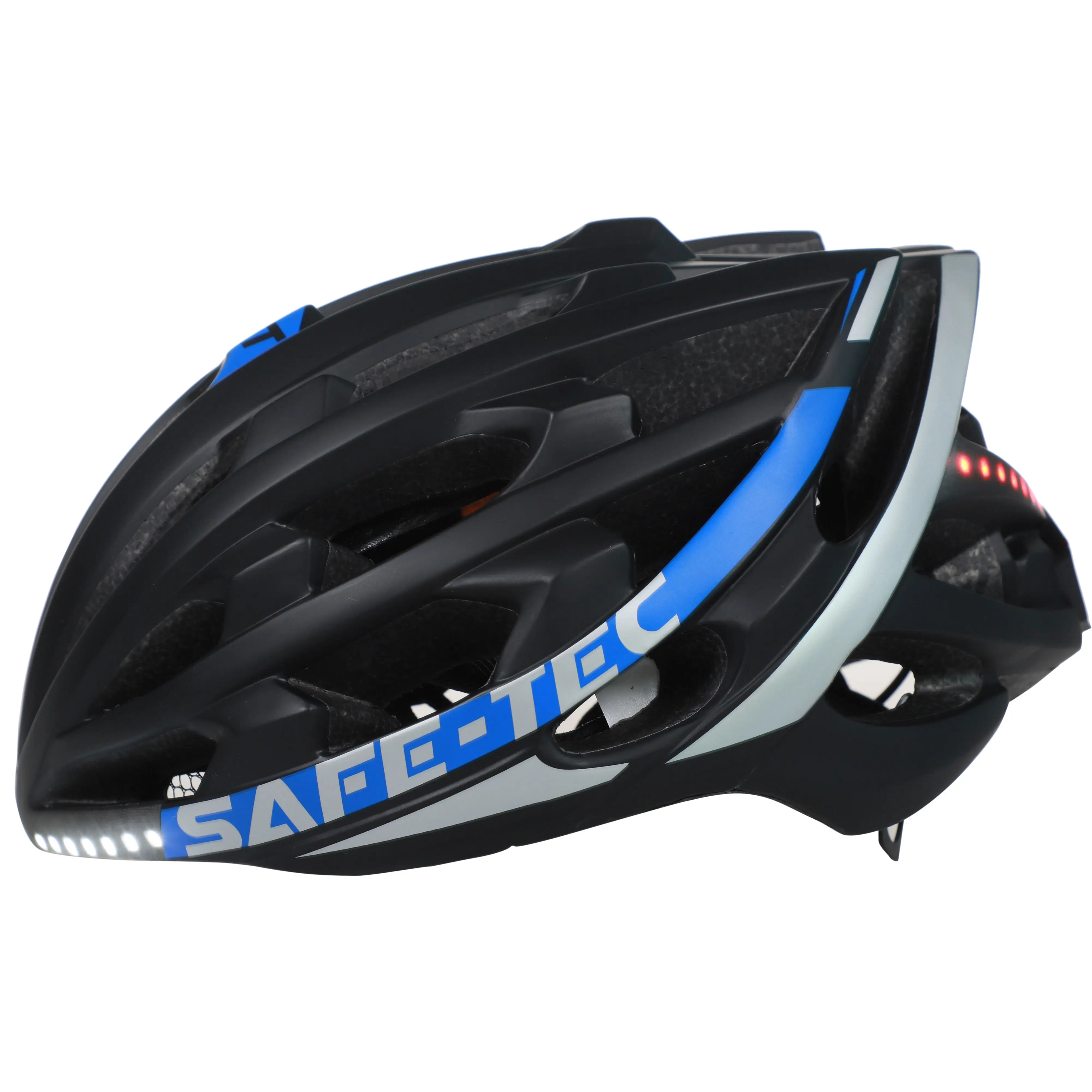 Factory customized professional excellent LED light wireless cool bike bicycle helmet