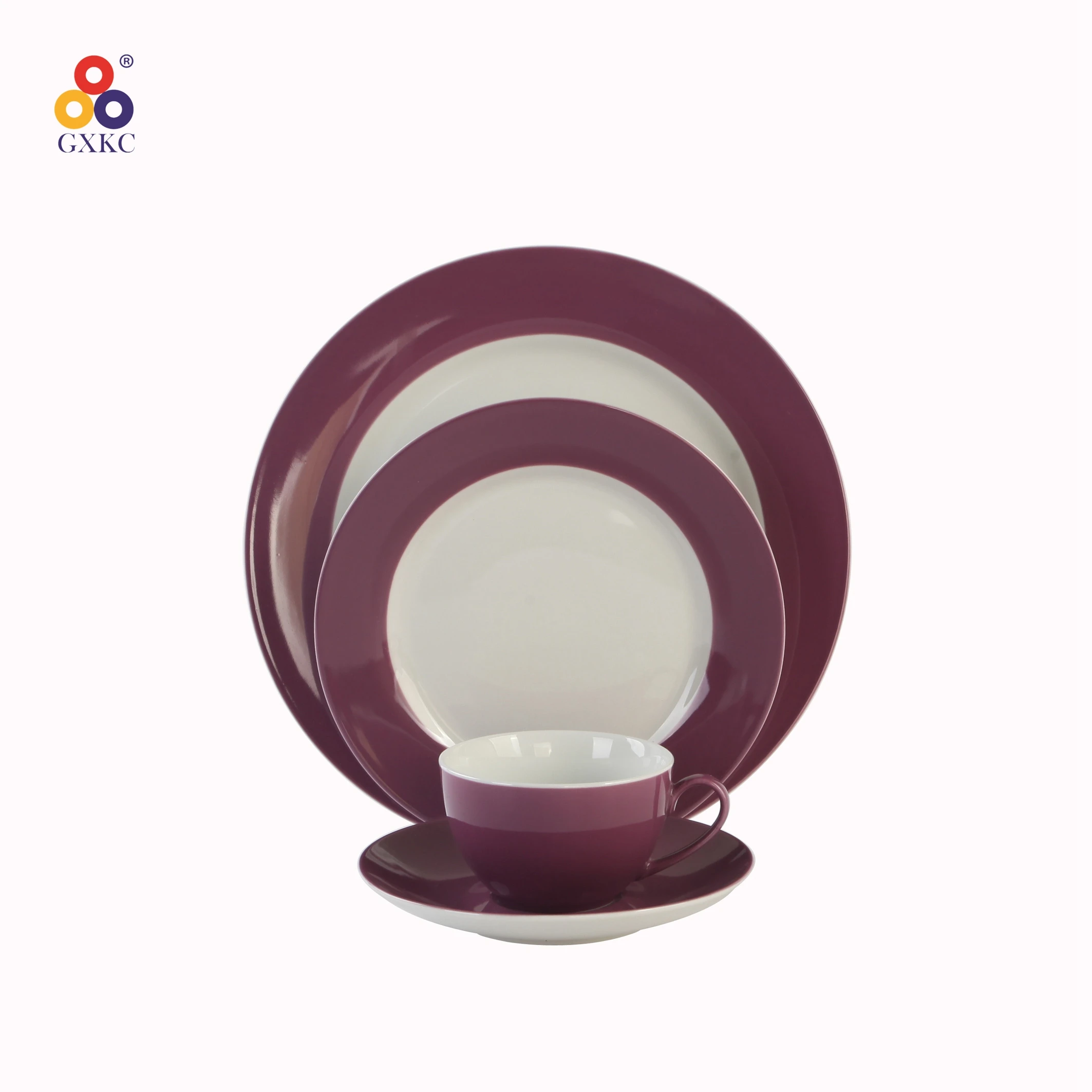 elegant style camping china tea & saucer set ceramic coffee cup