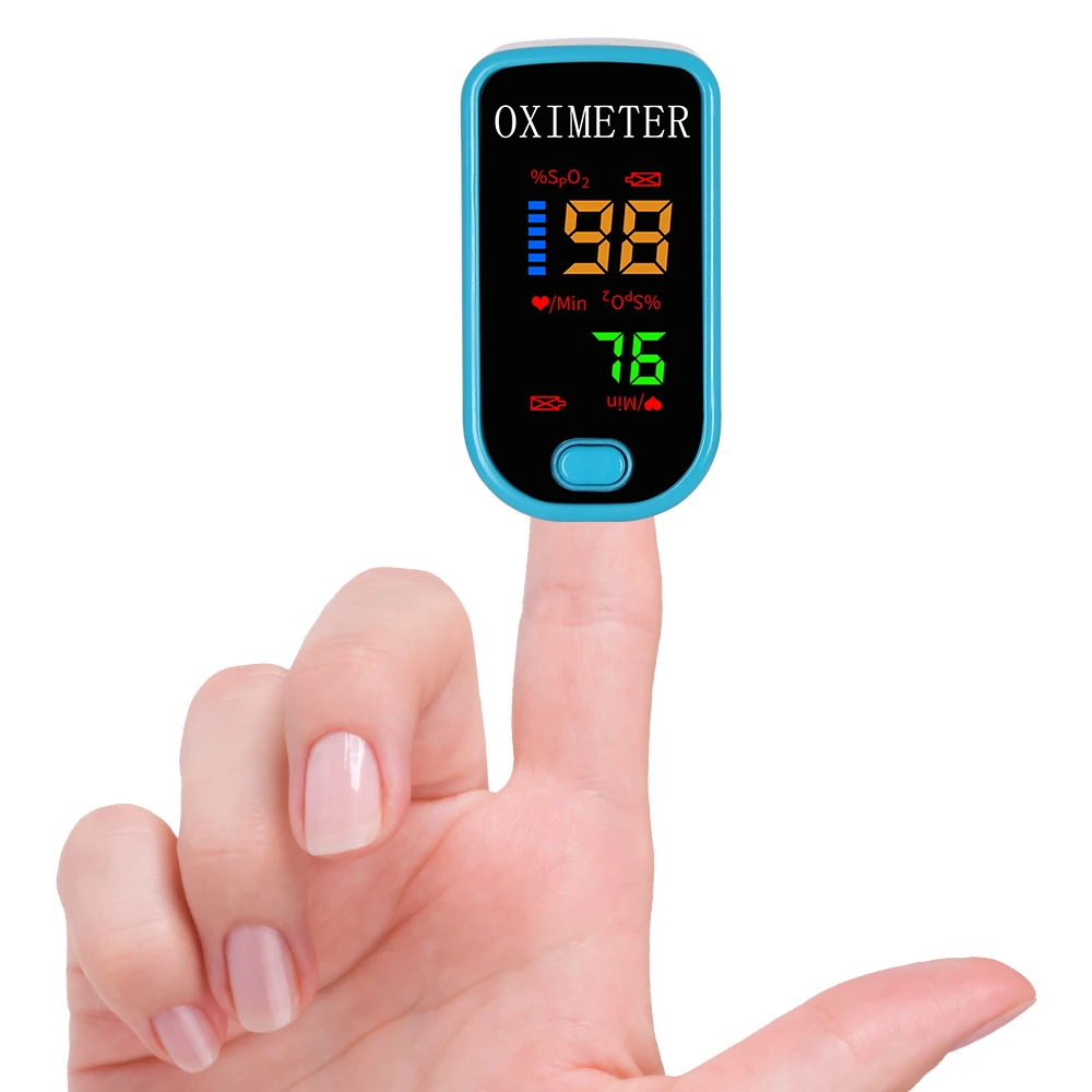 High quality Fingertip Pulse Oximeter Blood Oxygen Sensor SpO2 for  Portable